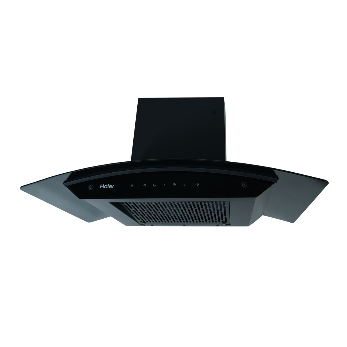 Haier 1500 m&sup3;h Suction Power Heat Auto Clean Filterless Black Chimney